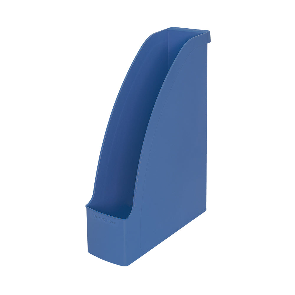 Bluepixel Equipamentos e Serviços Informáticos Lda | Porta Revistas Azul em Plástico Recycle - 30,8x27,8x7,8cm Leitz Porta Revistas