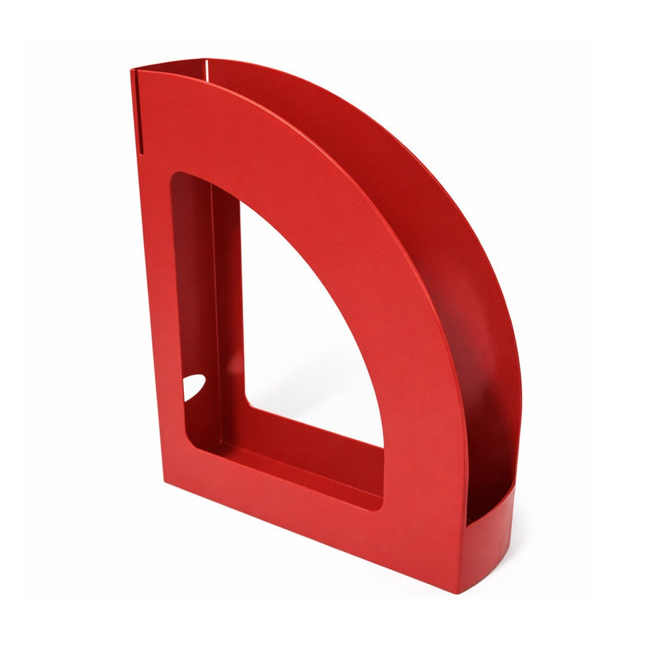 Porta Revistas 32x25x8cm Plástico Opaco Vermelho