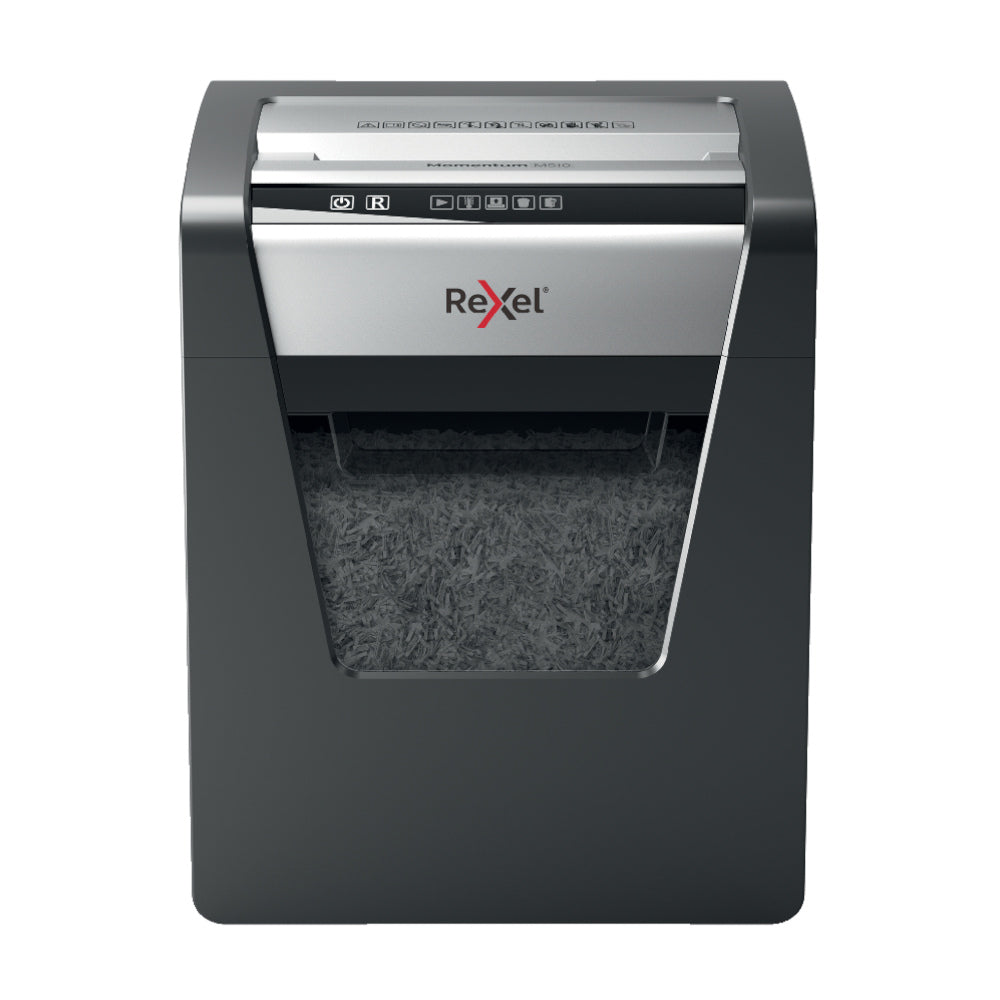 Bluepixel Equipamentos e Serviços Informáticos Lda | Destruidora de Papel Rexel Momentum M510 P5 2x15mm - 10 Folhas Rexel Corte Partículas
