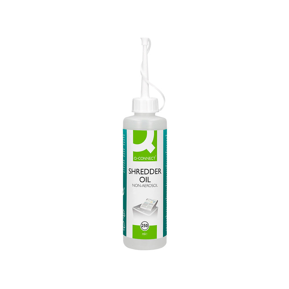 Bluepixel Equipamentos e Serviços Informáticos Lda | Óleo para Destruidoras de Papel 250ml - Lubrificação e Manutenção Q-Connect Corte Partículas