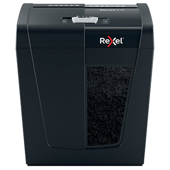 Bluepixel Equipamentos e Serviços Informáticos Lda | Destruidora de Papéis Rexel Secure X10 P4 - 4x40mm, 10Folhas Rexel Corte Partículas
