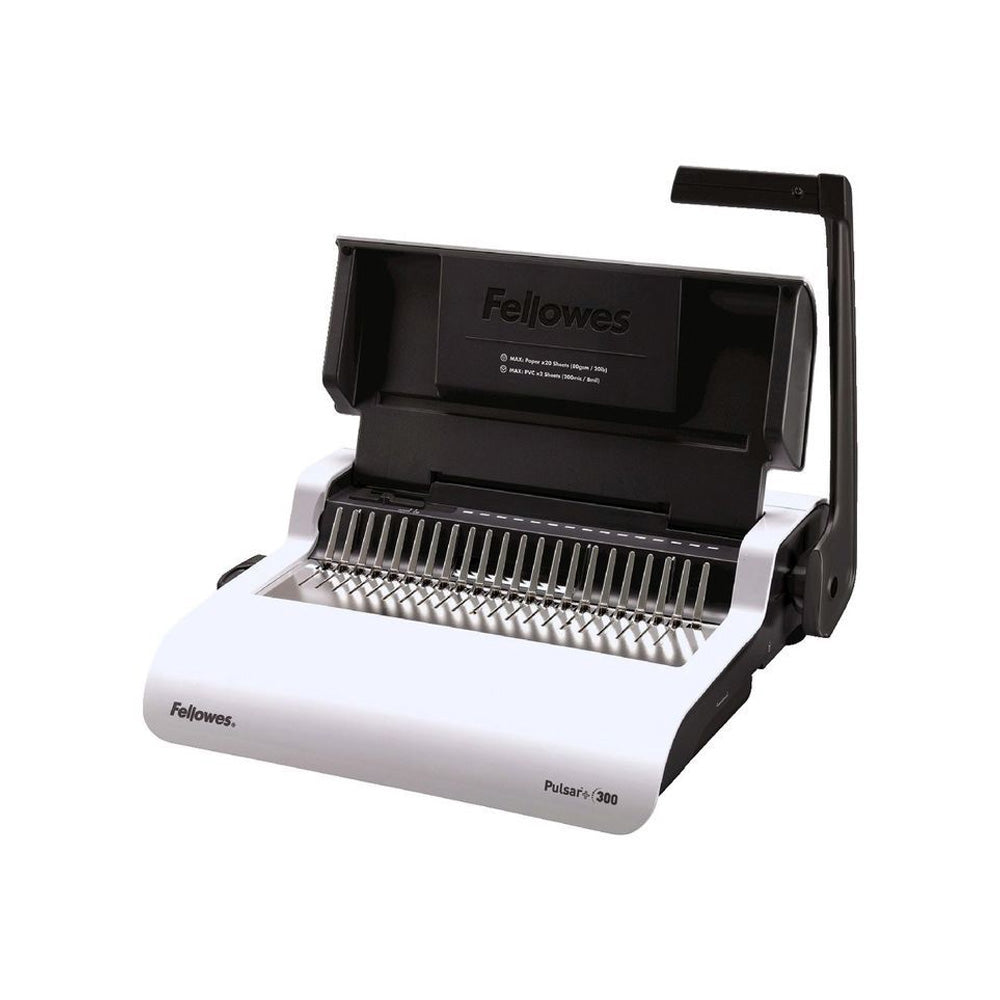 Bluepixel Equipamentos e Serviços Informáticos Lda | Encadernadora Espiral Manual Pulsar+ 300 Folhas - Fácil e Durável Fellowes Encadernadoras