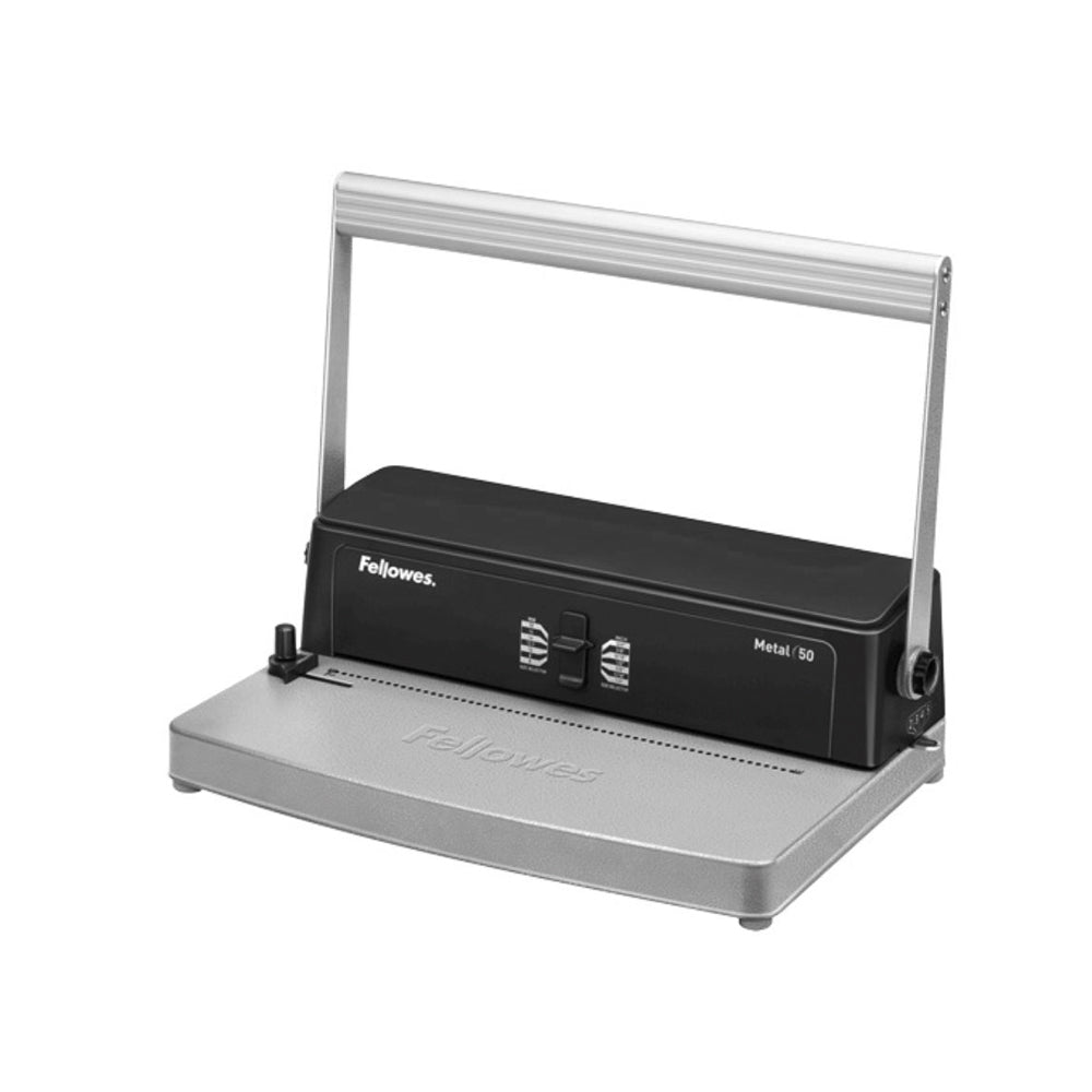 Bluepixel Equipamentos e Serviços Informáticos Lda | Encadernadora Espiral Metal 50 Folhas Manual 450 páginas Fellowes Encadernadoras