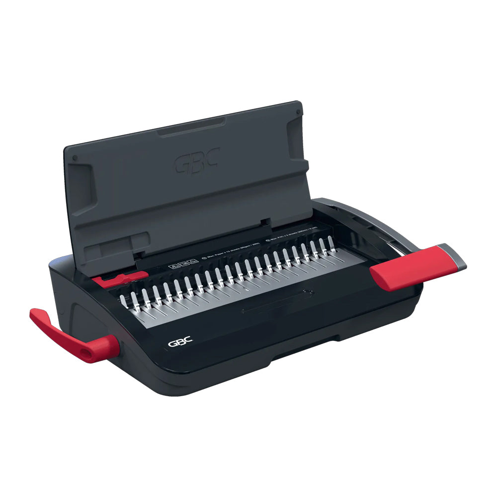 Bluepixel Equipamentos e Serviços Informáticos Lda | Encadernadora Espiral Plástico Manual CB12 - 165 Folhas, CombBind GBC Encadernadoras