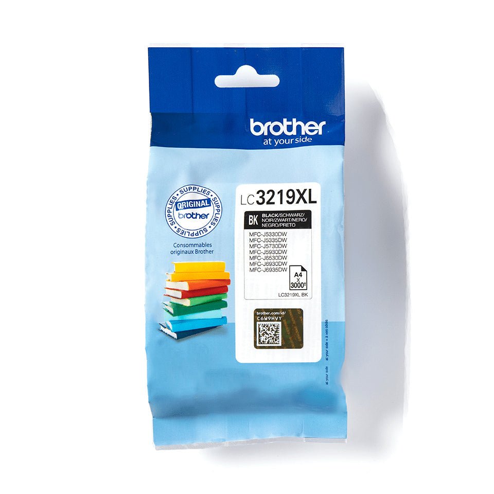 Tinteiro Preto XL BROTHER LC3219XLBK para MFC J5330DW e similares Brother