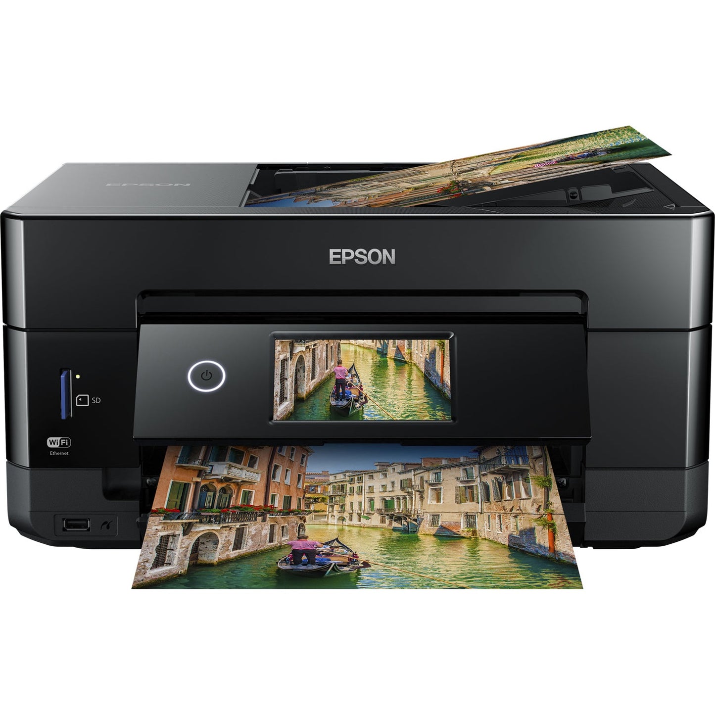 EPSON Expression Premium XP-7100 Small-in-One MFP colour ink-jet A4 11ppm copy 15.8ppm print USB 2.0 Gigabit LAN Wi-Fi black