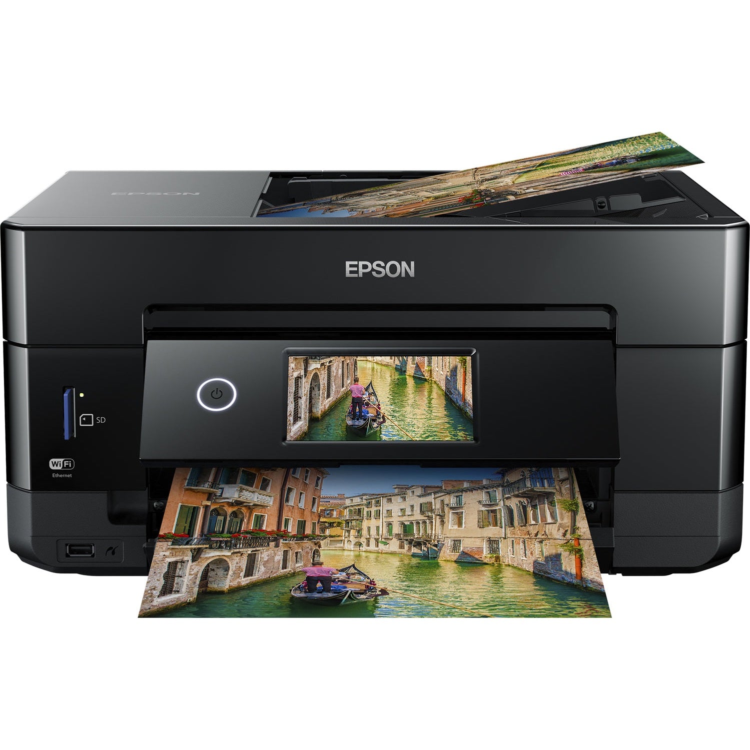 EPSON Expression Premium XP-7100 Small-in-One MFP colour ink-jet A4 11ppm copy 15.8ppm print USB 2.0 Gigabit LAN Wi-Fi black