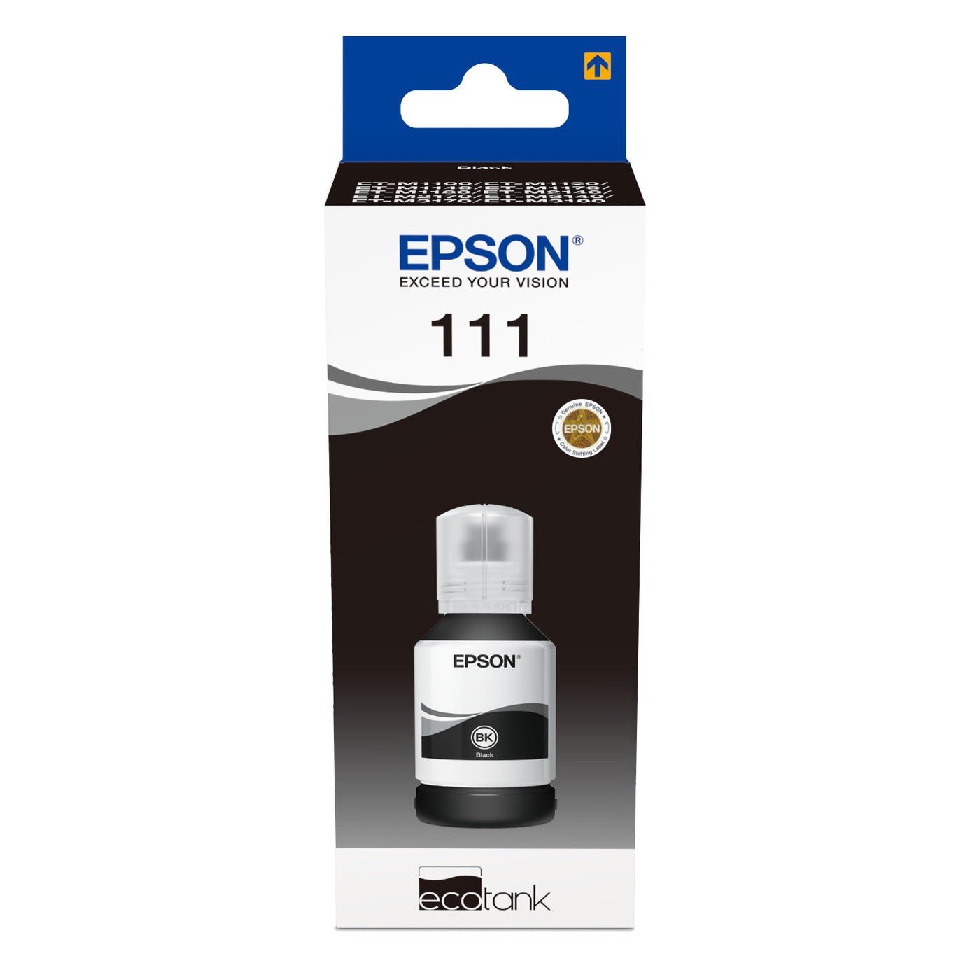 Recarga de Tinta EPSON 111 Preto (120ml) para EcoTank Mono Epson