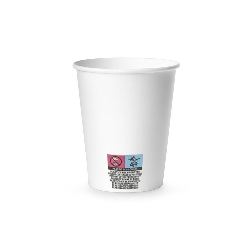 Copos de Papel 200ml 7oz Brancos - kit com 100 unidades