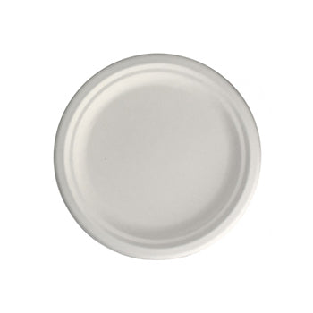 Pratos 26cm Cana de Açucar Cor Natural 50un