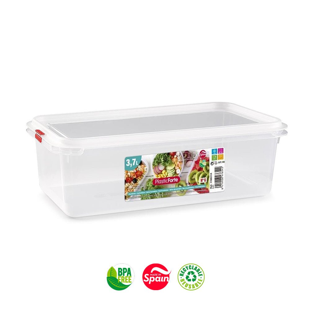 Caixa Hermética Hotelaria Frost Nº6 3,7L Transparente