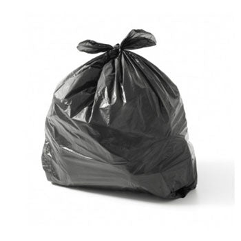 Sacos de Lixo 50L Preto 60x80cm 22μm - Kit com 10 unidades