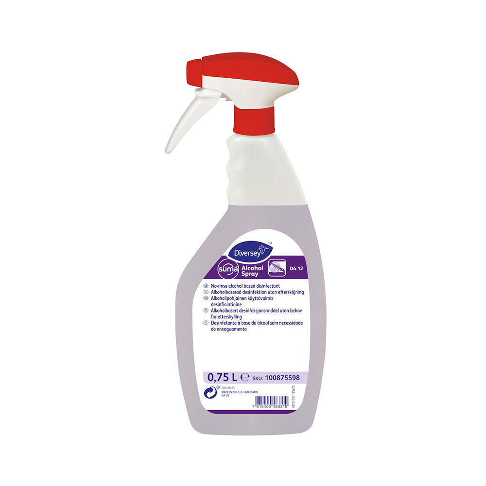 Desinfetante Suma Spray D4.12 para Superfícies 0,75L - Sem Enxágue