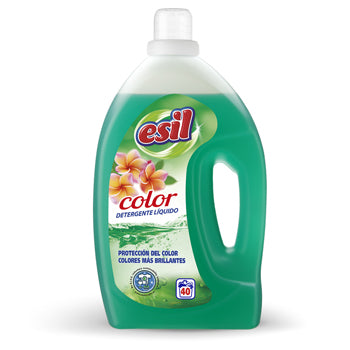 Detergente Líquido Máquina Roupa Esil Cores 40 Doses 3L