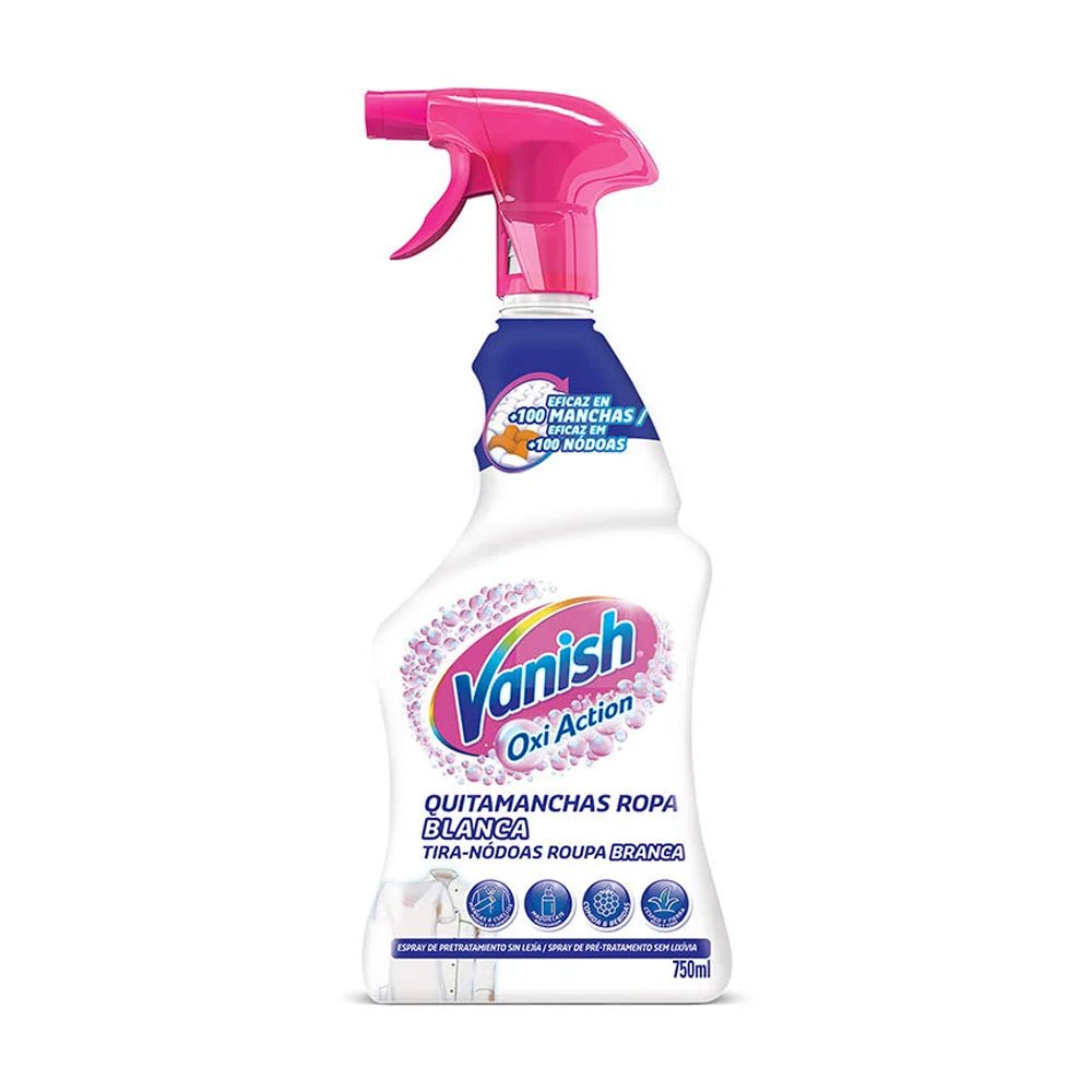 Tira Nódoas Roupa Branca - Spray 750ml para Remover Manchas