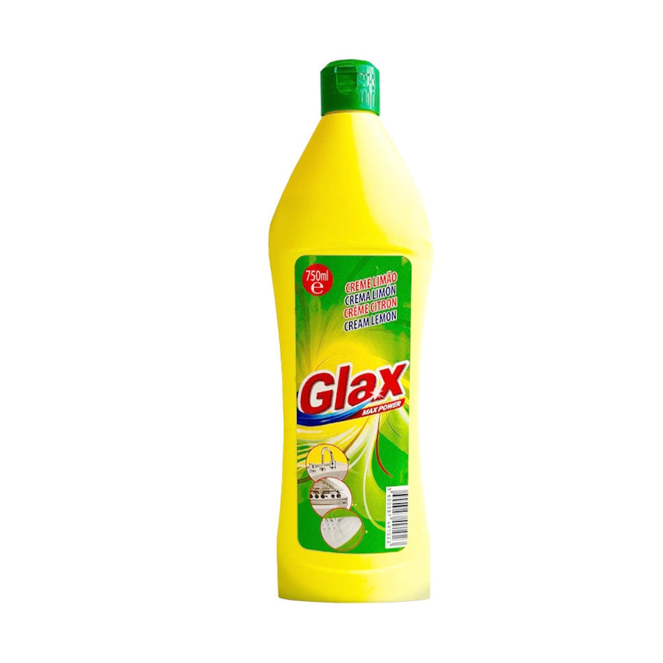 Creme de Limpeza Limão Glax 750ml - Ágil e Eficaz