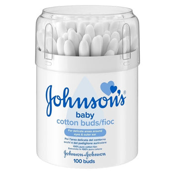 Cotonetes JOHNSONS 100un