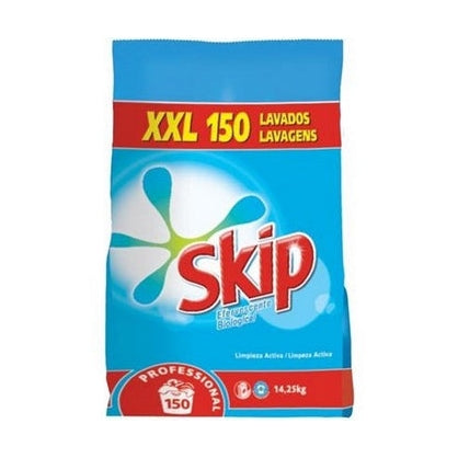 Detergente Pó Máquina Roupa Skip Pro 150 Doses 14,25Kg