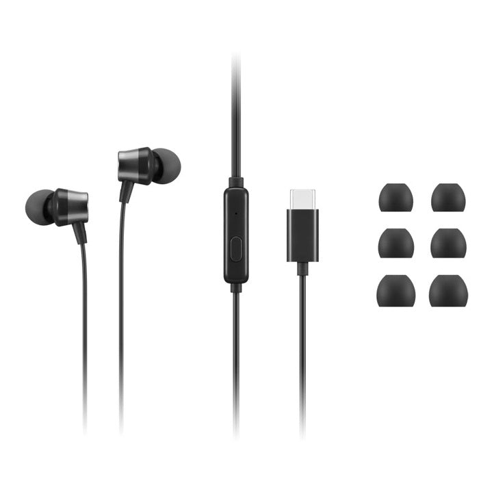 LENOVO USB-C Wired In-Ear Headphones with inline control