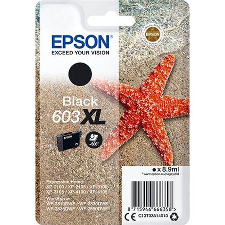 Tinta EPSON 603XL Preto 4LB Singlepack — Alta Qualidade Epson