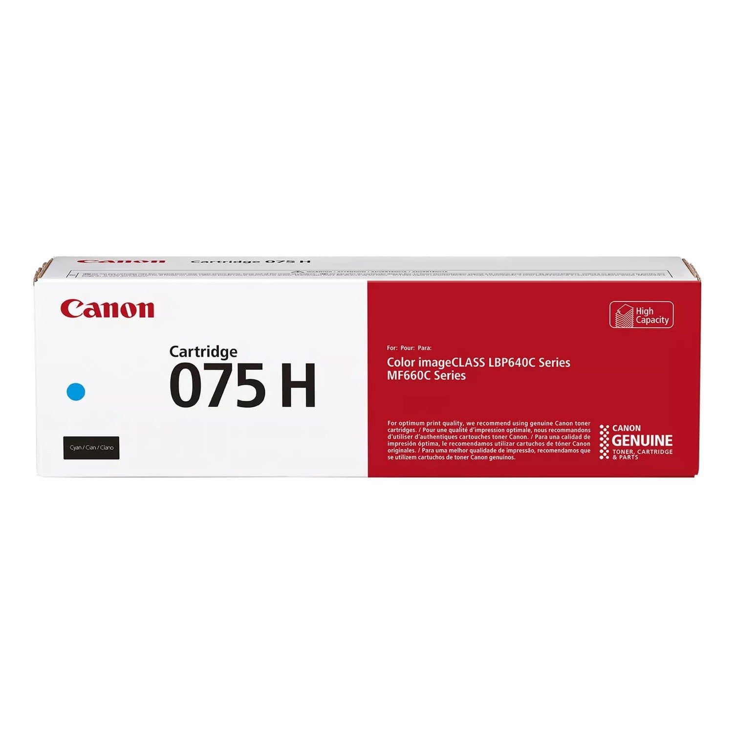 Toner Canon 075H Original para impressoras — Alta qualidade
