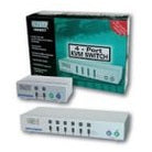Switch KVM Desktop 6 portas PS2 OSD 19 Alimentação