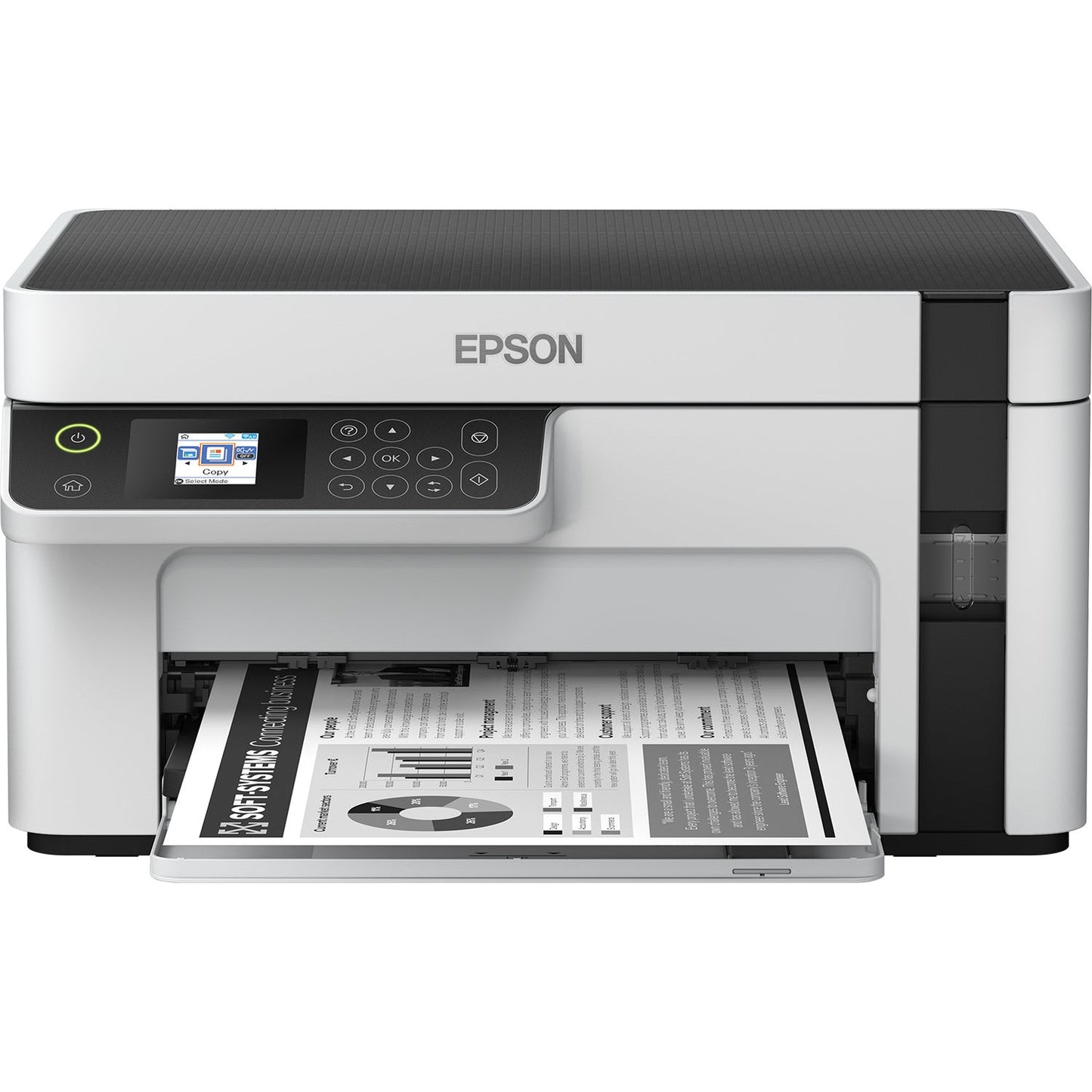 EPSON EcoTank ET-M2120 MFP Mono B/W ink-jet A4 15ppm print 150 sheets USB Wi-Fi white