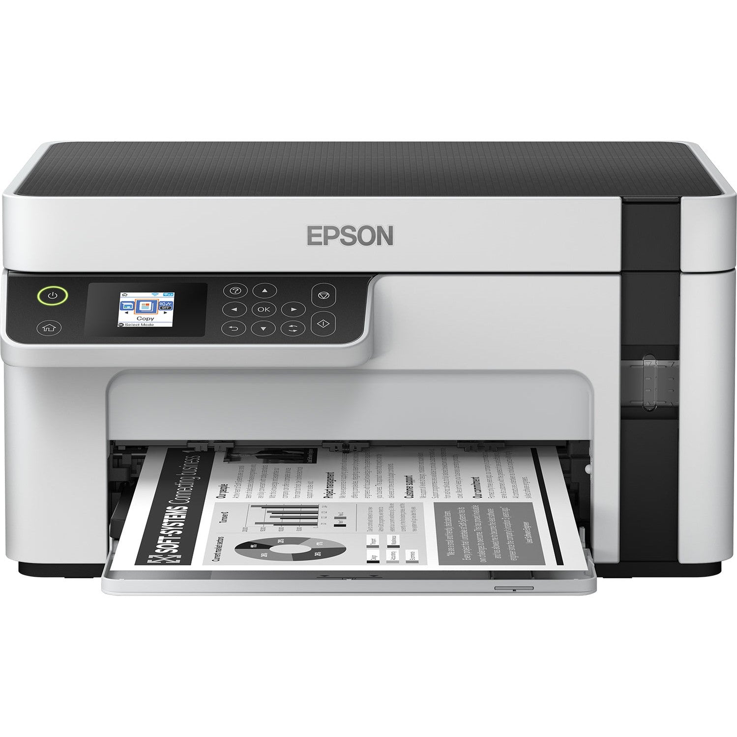 EPSON EcoTank ET-M2120 MFP Mono B/W ink-jet A4 15ppm print 150 sheets USB Wi-Fi white