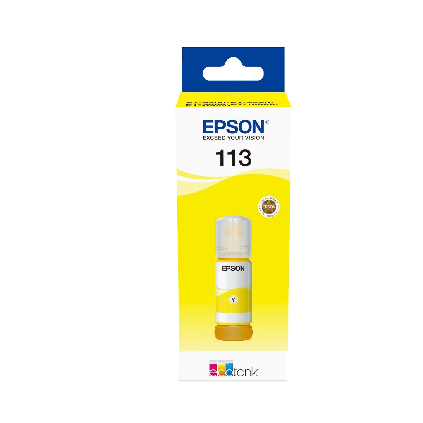 Tinta Amarelo EcoTank EPSON 6LB 113 - Compatível e Garantida Epson