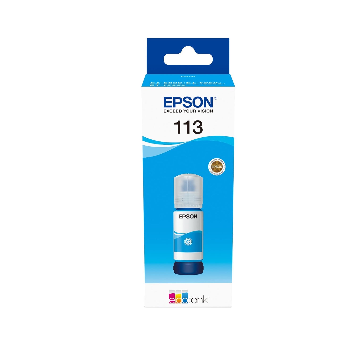 Tinta Cyan EcoTank EPSON 6LB 113 - Alta Qualidade Epson