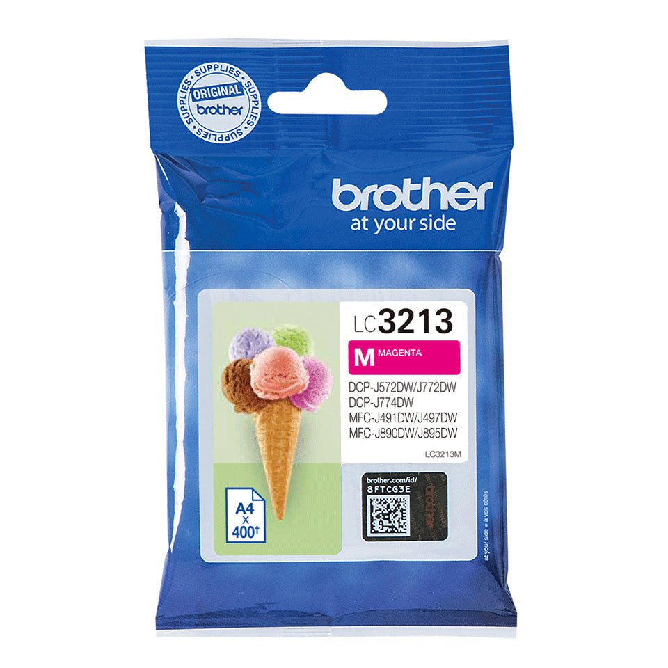 Tinteiro Bro other LC3213M Magenta XL para DCPJ572 e MFCJ491/497/890/895 Brother