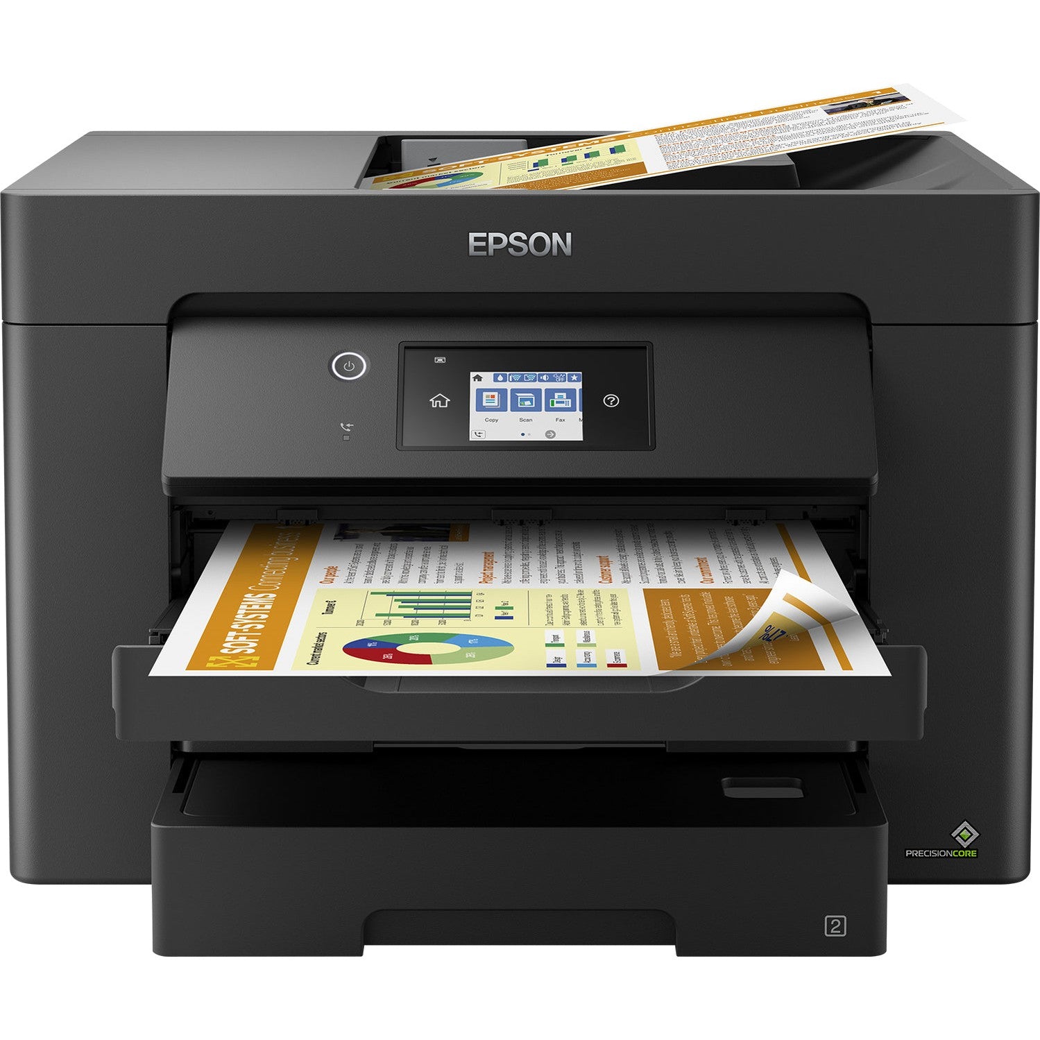 EPSON WorkForce WF-7830DTWF MFP colour ink-jet A3 297x420mm A3 25ppm print 500 sheets USB 2.0 LAN Wi-Fi