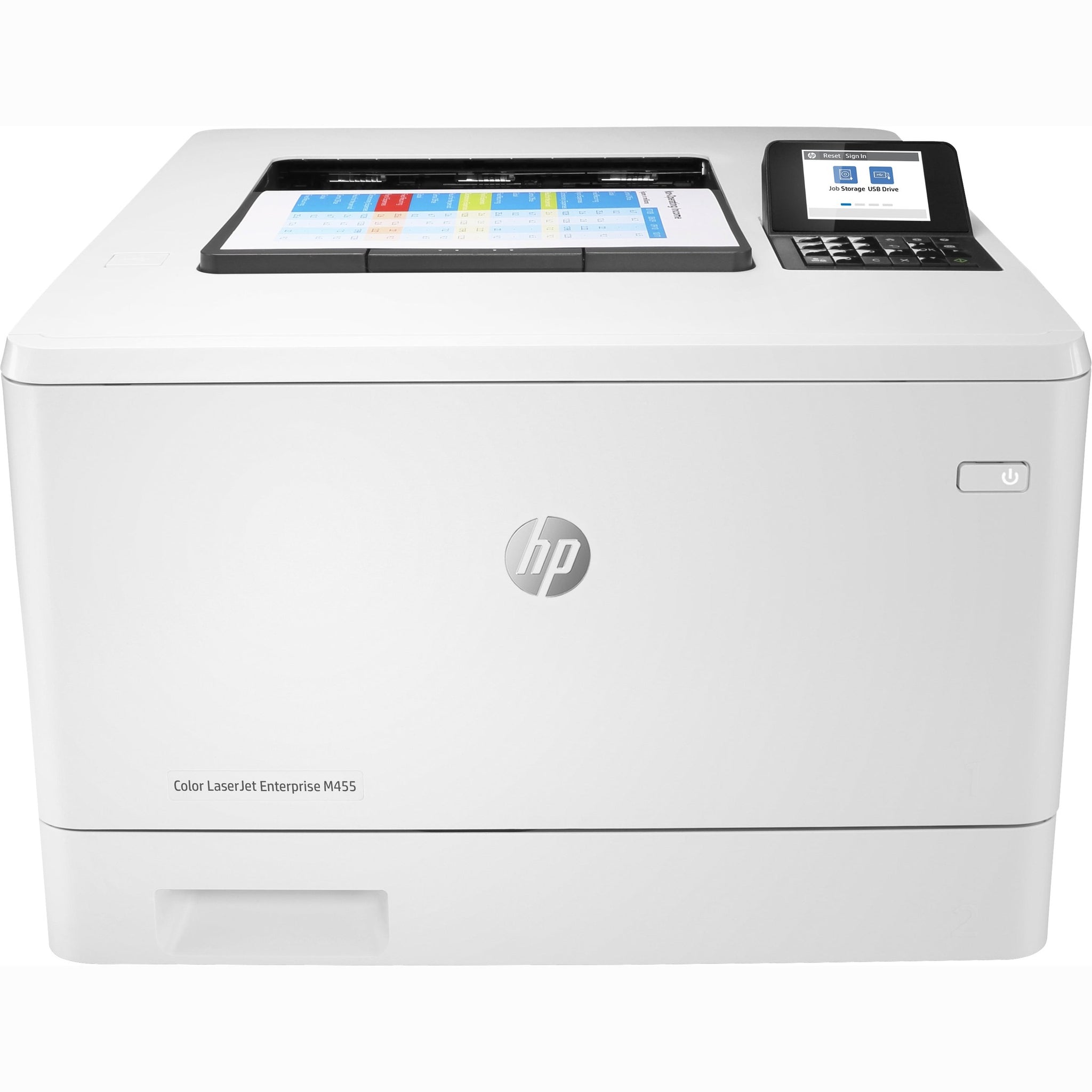 HP Color LaserJet Enterprise M455dn Printer colour Duplex laser A4 600x600dpi 27ppm mono 27ppm colour 300sheets USB LAN