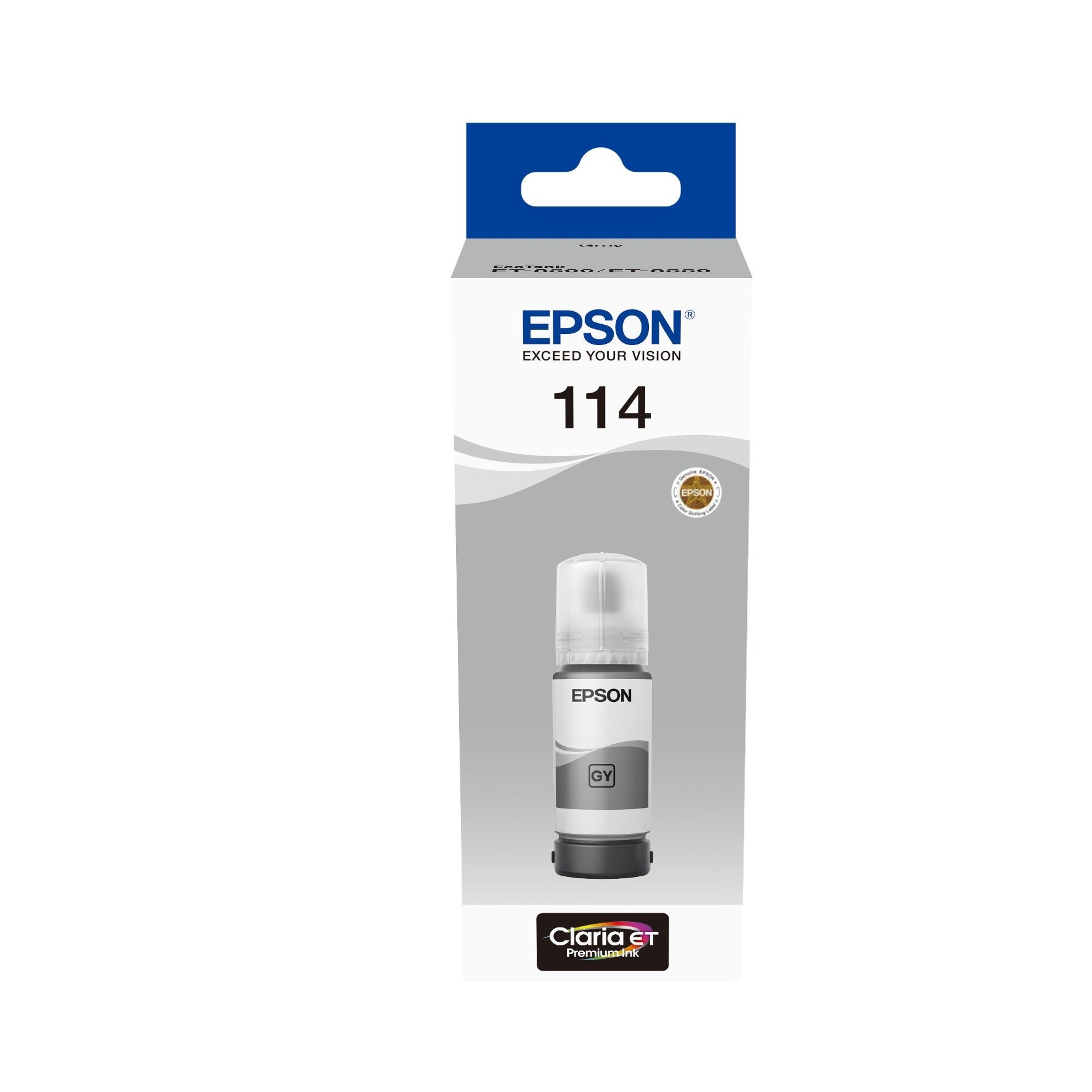 Tinta EPSON 114 EcoTank Grey – Frasco de 1LB para Impressoras Epson