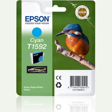 Tinteiro EPSON T1592 Ciano - Stylus Photo R2000 Epson