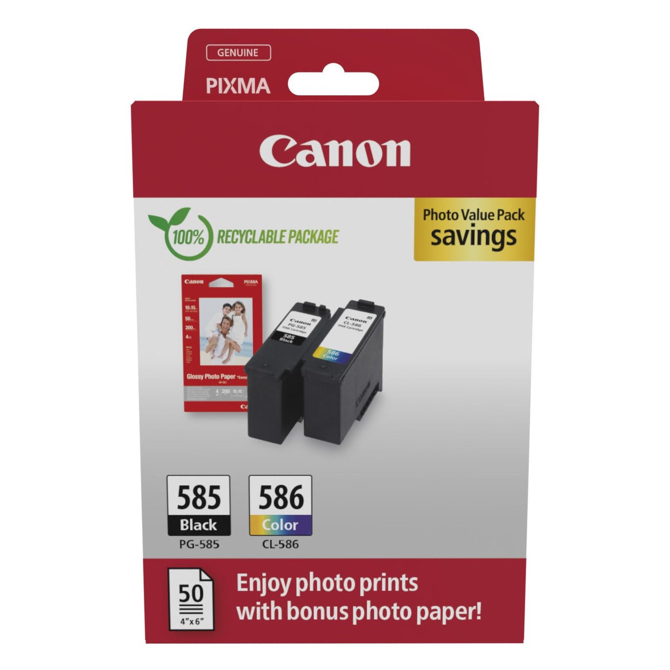 Tinta Para Impressora Canon PG-585/CL-586 – Alta Qualidade Canon