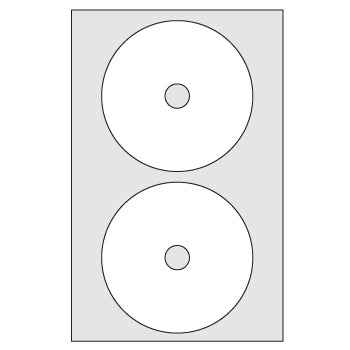 Bluepixel Equipamentos e Serviços Informáticos Lda | Etiquetas Multi3 117mm para CD/DVD – 100 folhas, 200 unidades Multi3 Etiquetas