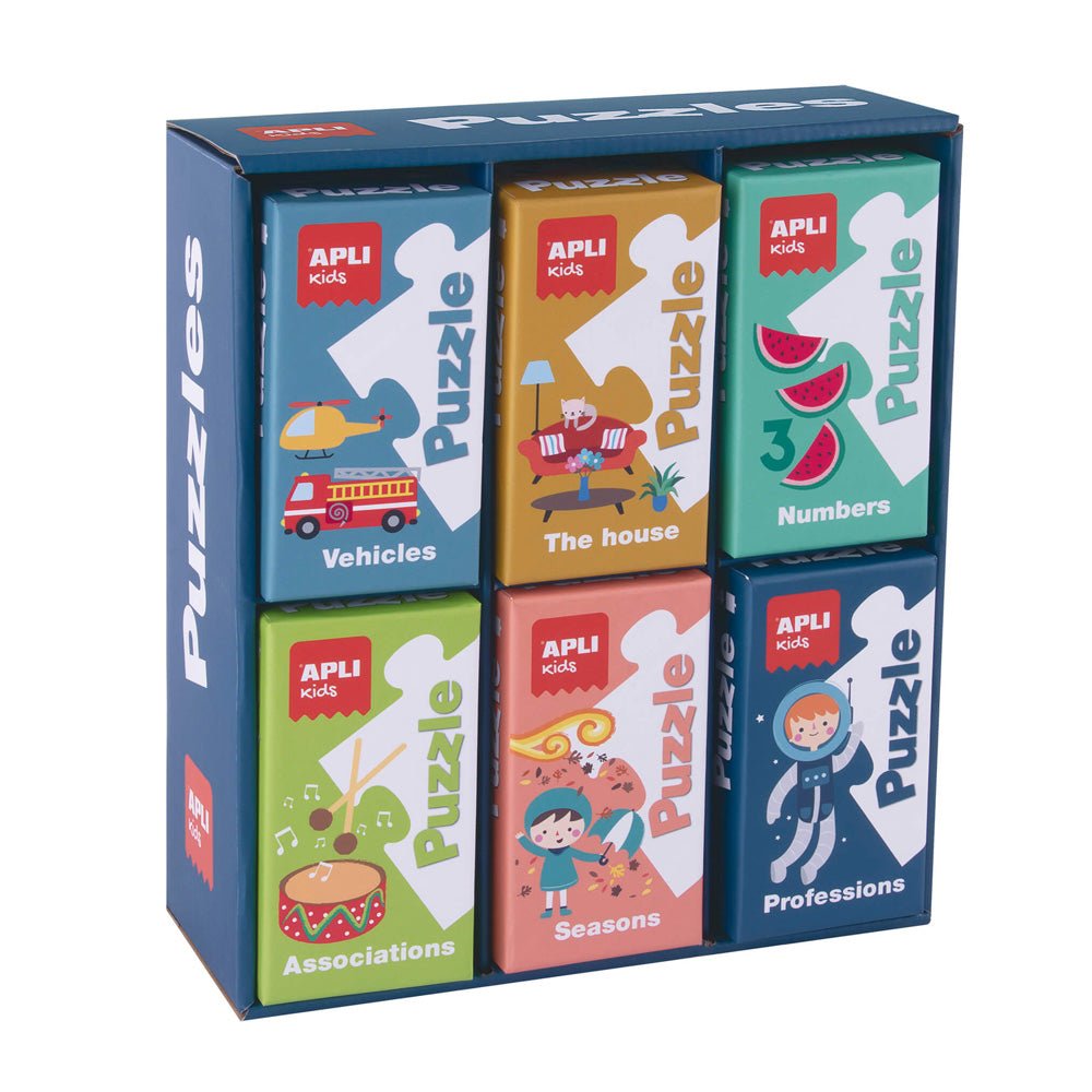 Bluepixel Equipamentos e Serviços Informáticos Lda | Jogo Educativo Puzzle Apli Kids com 6 Peças para Aprender e Brincar Apli Puzzles