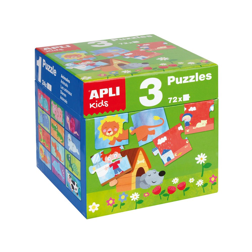 Bluepixel Equipamentos e Serviços Informáticos Lda | Jogo Puzzle Apli Cubo 3x24 Peças – Diversão e Desafio para Todas as Idades Apli Puzzles