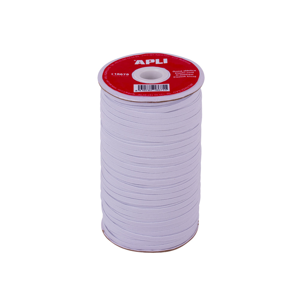 Bluepixel Equipamentos e Serviços Informáticos Lda | Elástico de Fio Apli Branco 5mmx100m - Ideal para Artesanato Apli Decorativos