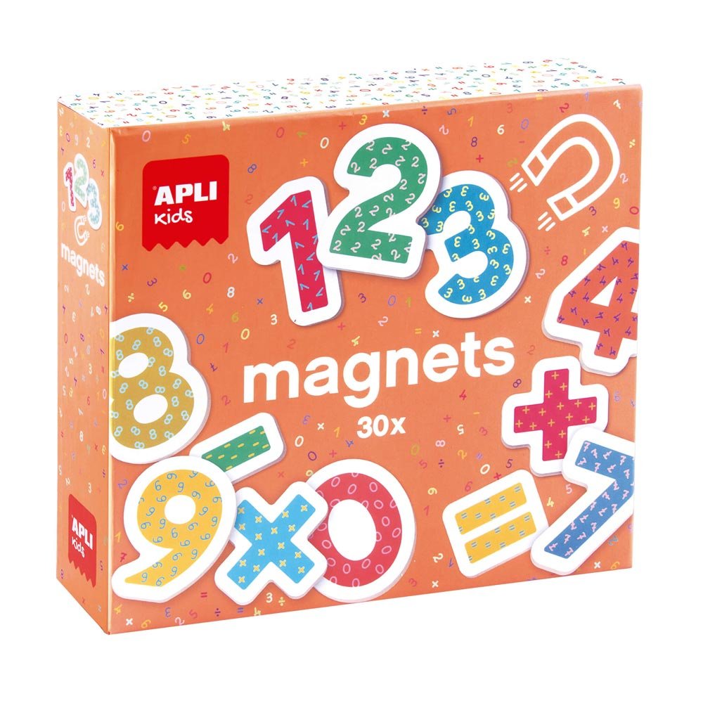 Bluepixel Equipamentos e Serviços Informáticos Lda | Jogo Educativo de Números Magnéticos Apli - 30 Peças Apli Magnéticos