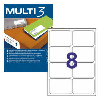 Bluepixel Equipamentos e Serviços Informáticos Lda | Etiquetas A4 099x067mm - 800 unidades, Multi3 Multi3 Etiquetas