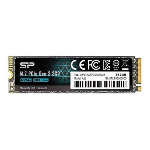 SSD Silicon Power P34A60 1TB M.2 PCIe NVMe Gen3 x4, velocidade 2200/1600 MB/s