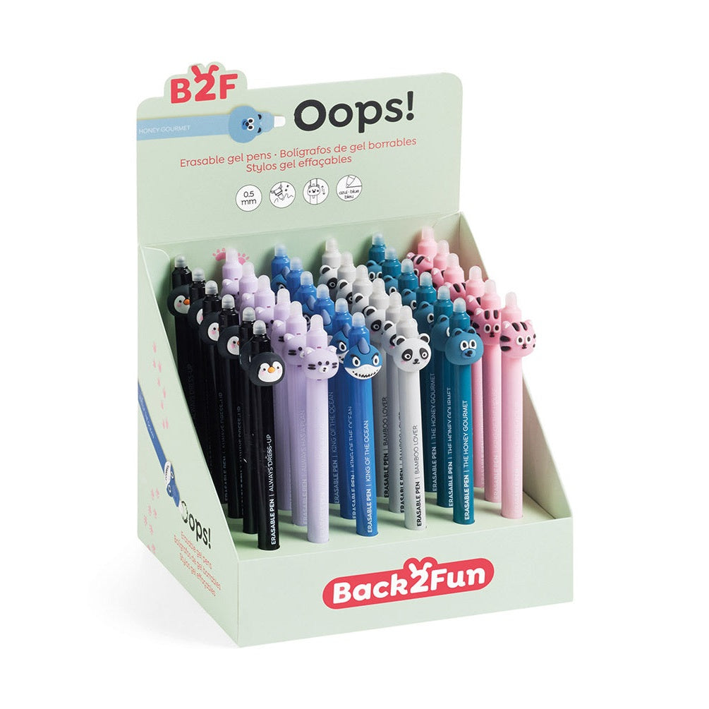 Esferográfica Apagável Oops Expositor 36un