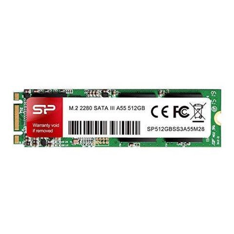 SSD Silicon Power A55 512GB M.2 SATA 560/530MB/s | Alta Performance