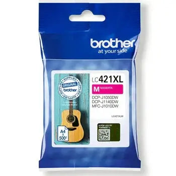 Tinteiro Brother LC421XLM Magenta 500 Pág.