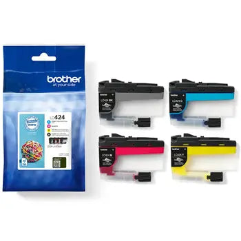 Pack Tinteiros Brother LC424VAL 4 Cores 750 Pág.