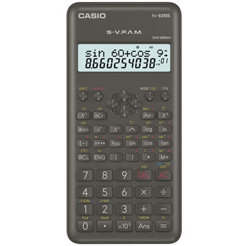 Bluepixel Equipamentos e Serviços Informáticos Lda | Calculadora Científica Casio FX82MS-2 com 240 Funções – Ideal para Estudos Casio Científicas