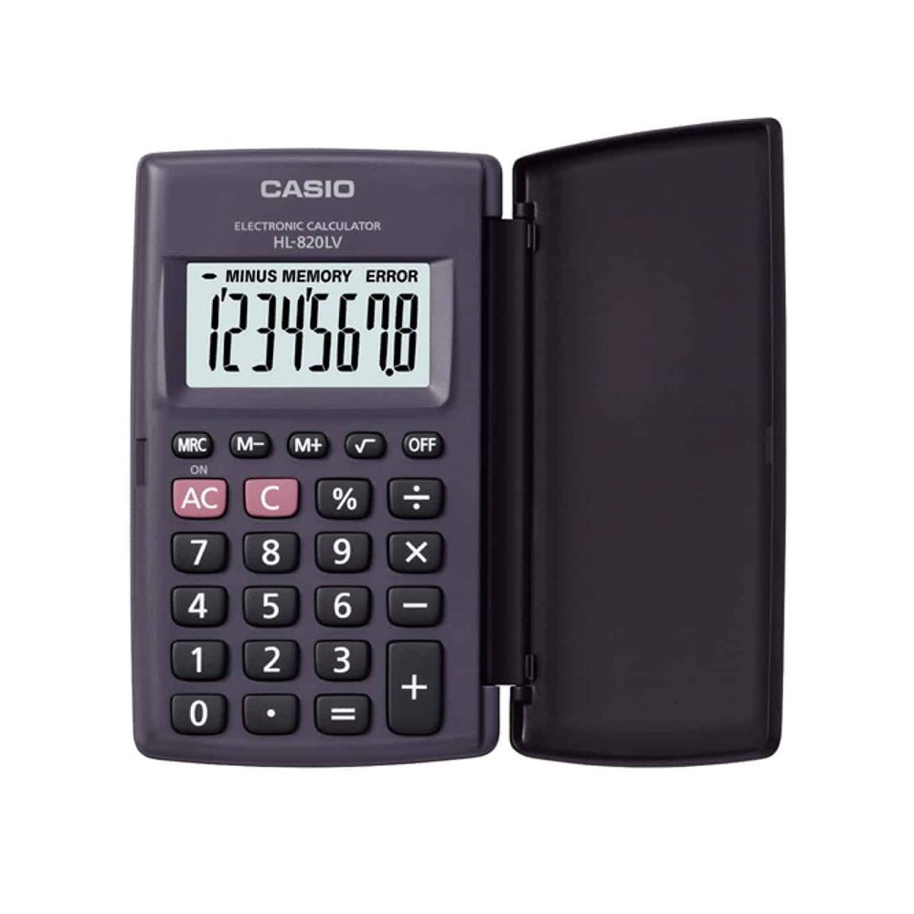 Bluepixel Equipamentos e Serviços Informáticos Lda | Calculadora de Bolso Casio HL820LV 8 Dígitos para Contas e Cálculos Casio Bolso