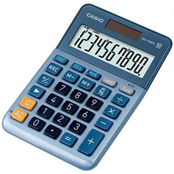 Bluepixel Equipamentos e Serviços Informáticos Lda | Calculadora de Mesa Casio MS100EM 10 Dígitos - Fácil e Prática Casio Secretária